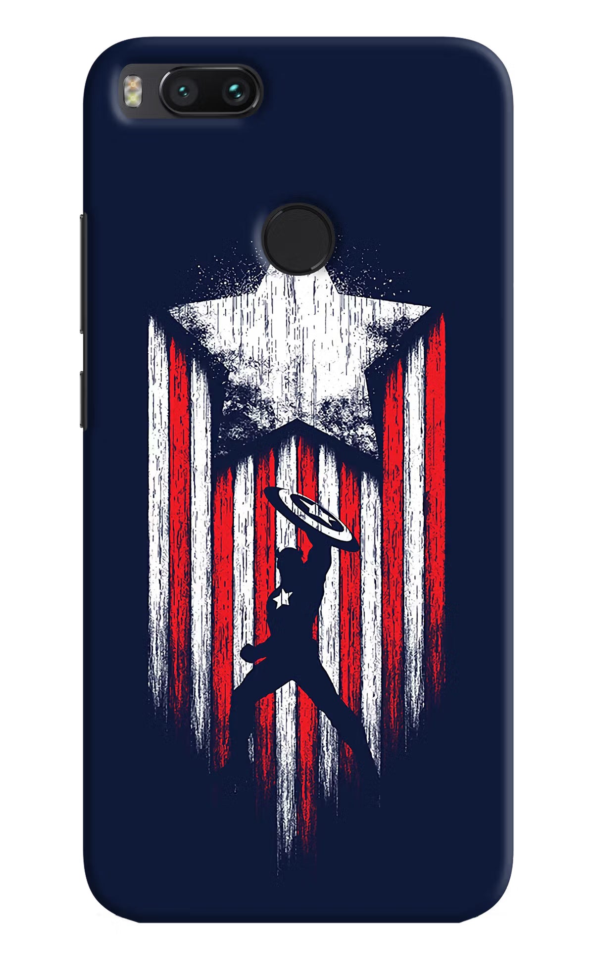 Captain America Marvel Art Mi A1 Hard Case Back Cover by Casekaro