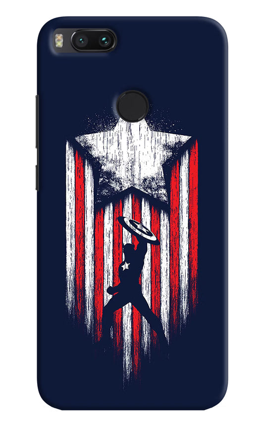 Captain America Marvel Art Mi A1 Hard Case Back Cover by Casekaro