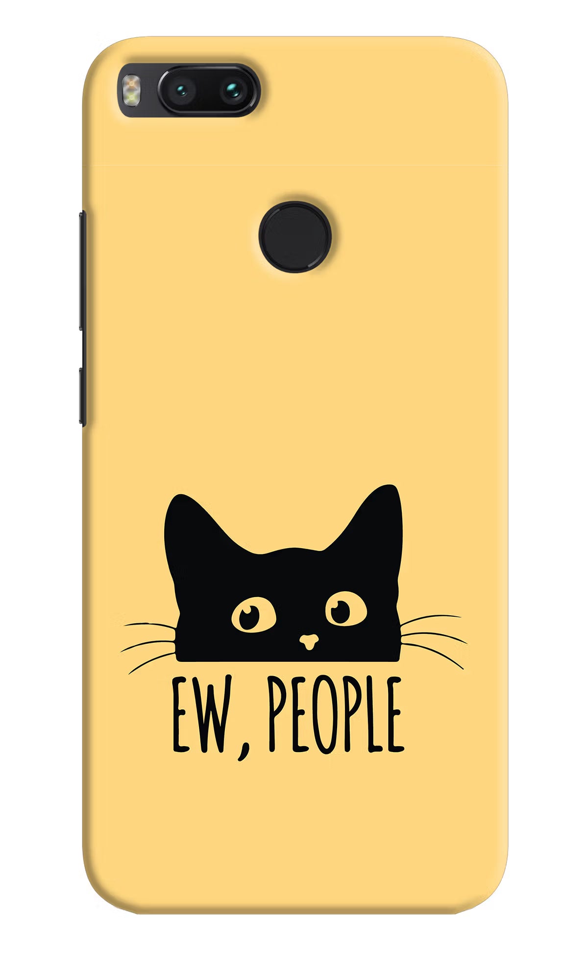 Ew People Catitude Mi A1 Hard Case Back Cover by Casekaro