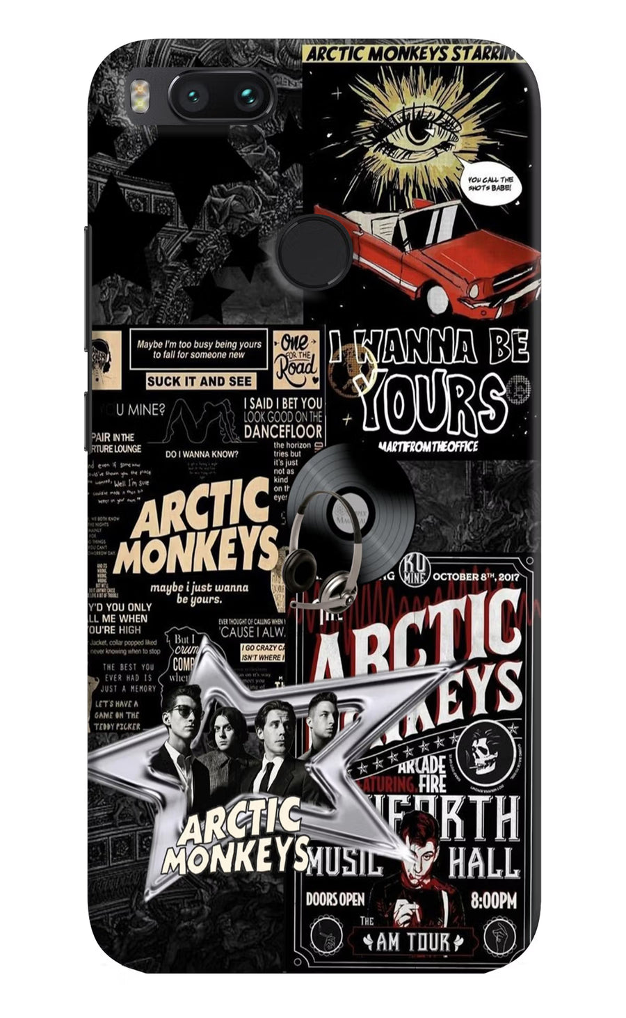 Arctic Monkeys Mi A1 Back Cover, Hard case