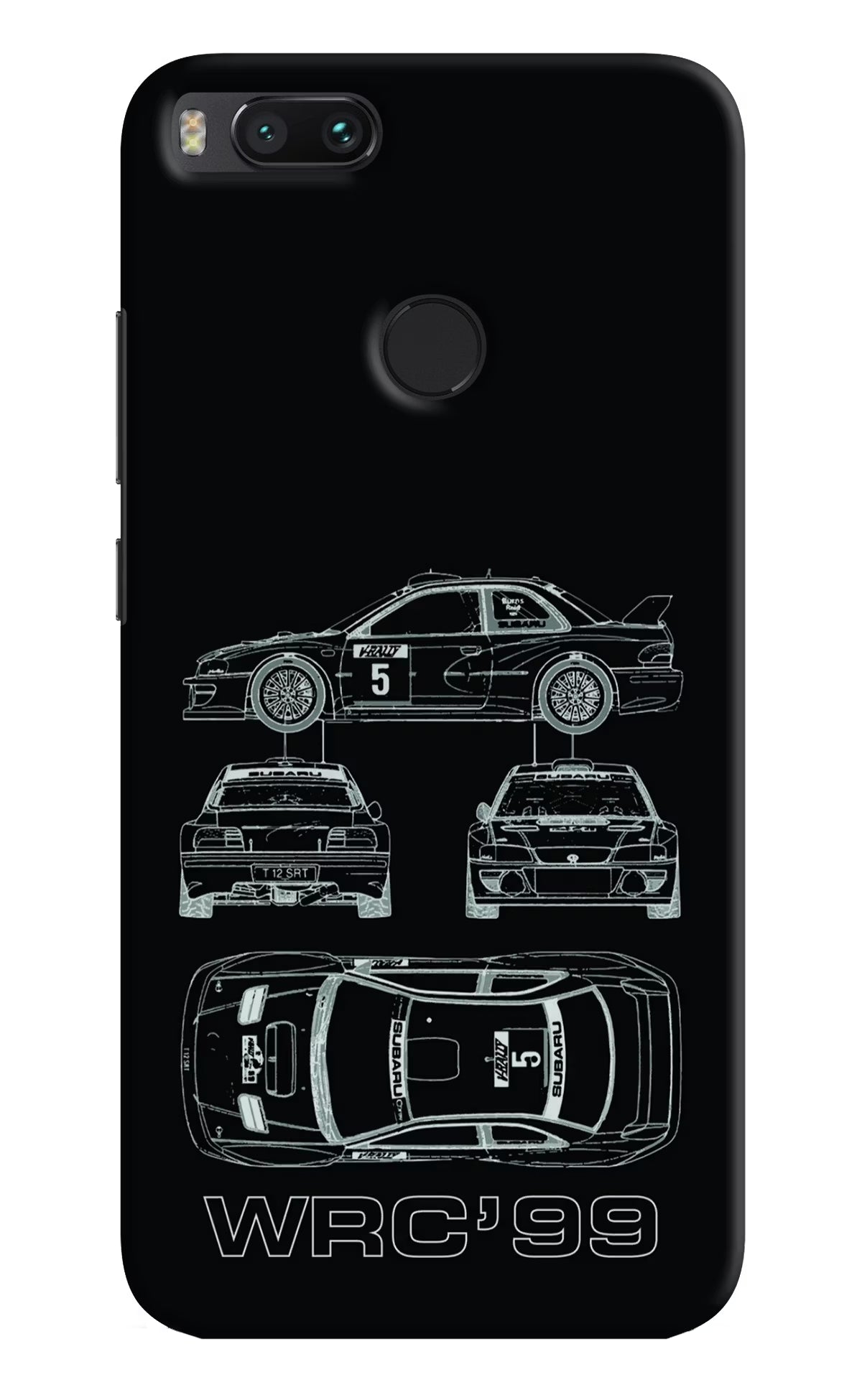 WRC'99 Mi A1 Hard Case Back Cover by Casekaro