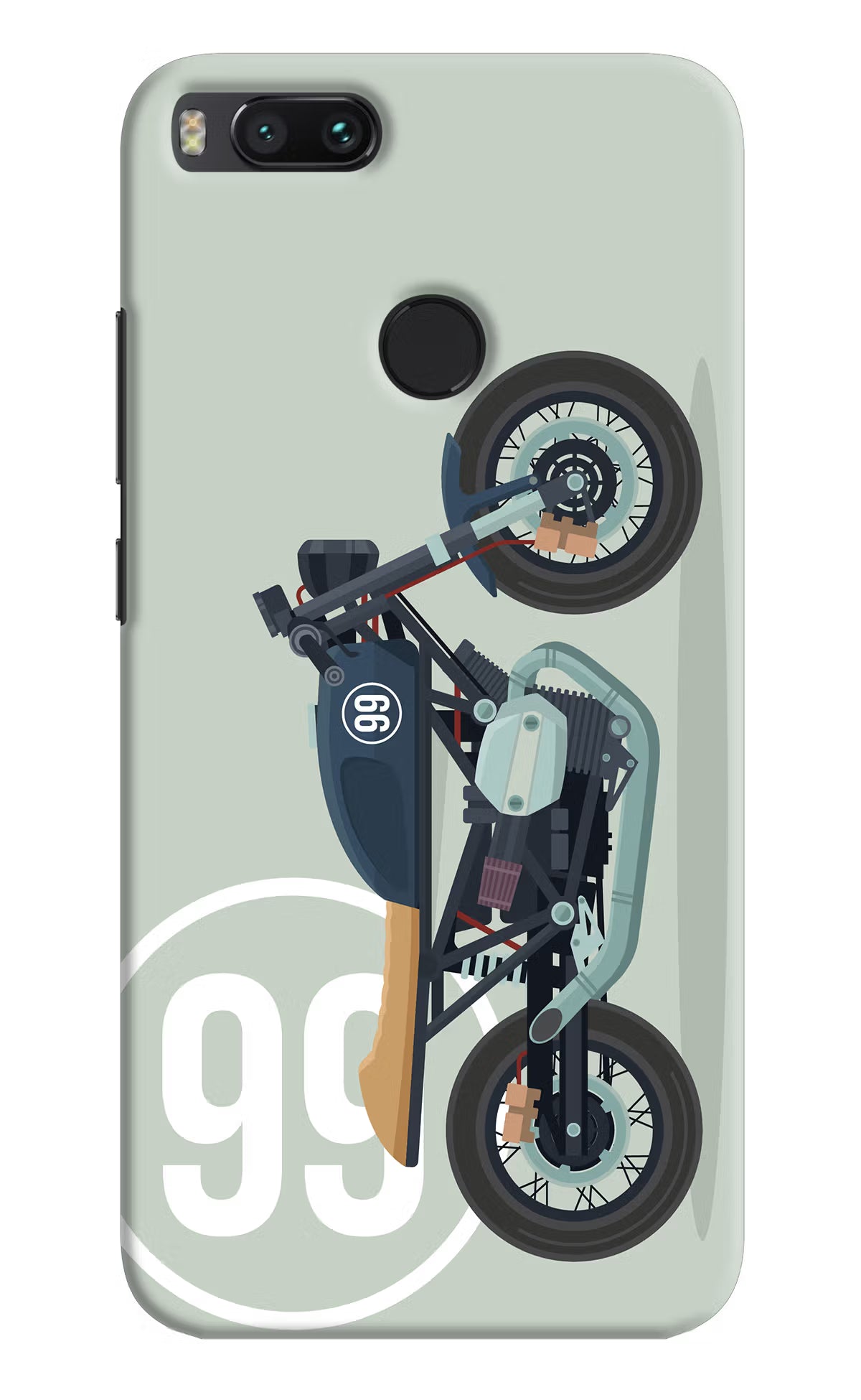 Classic Cafe Racer 99 Mi A1 Hard Case Back Cover by Casekaro