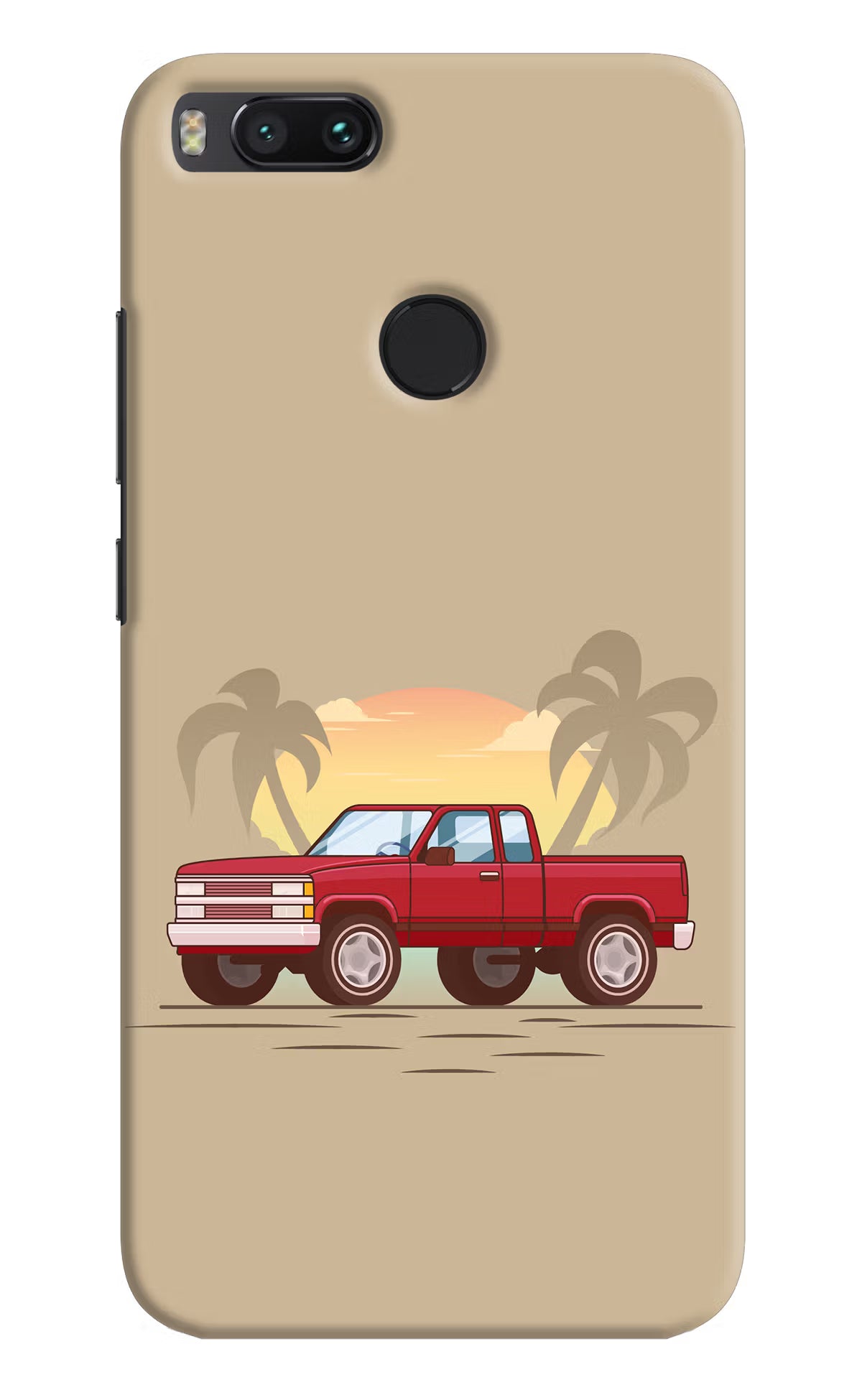 Desert Classic Drive Mi A1 Hard Case Back Cover by Casekaro