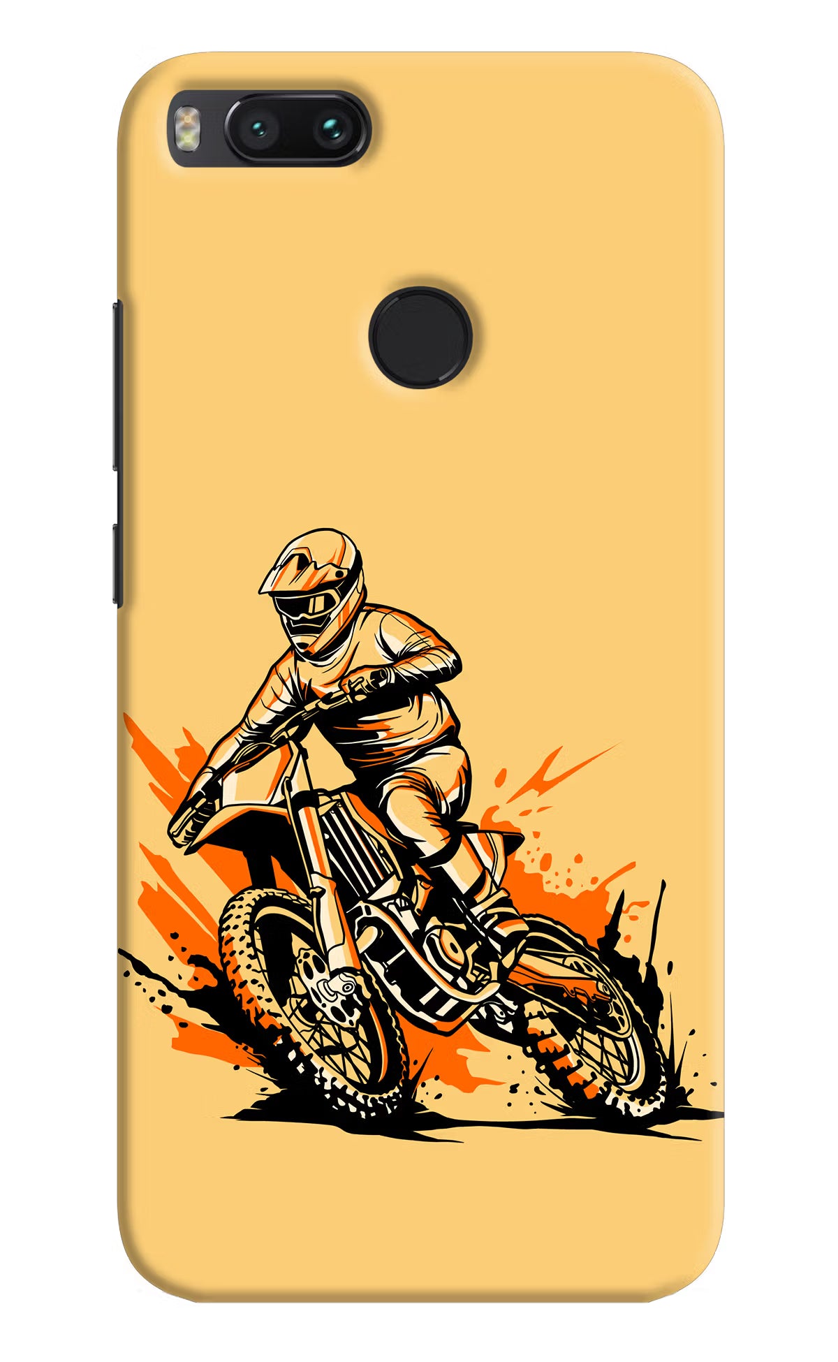 Off-Road Fury Mi A1 Hard Case Back Cover by Casekaro