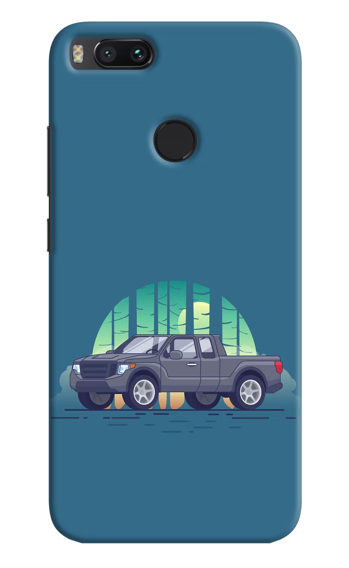 Retro Garage Vibe Mi A1 Hard Case Back Cover by Casekaro