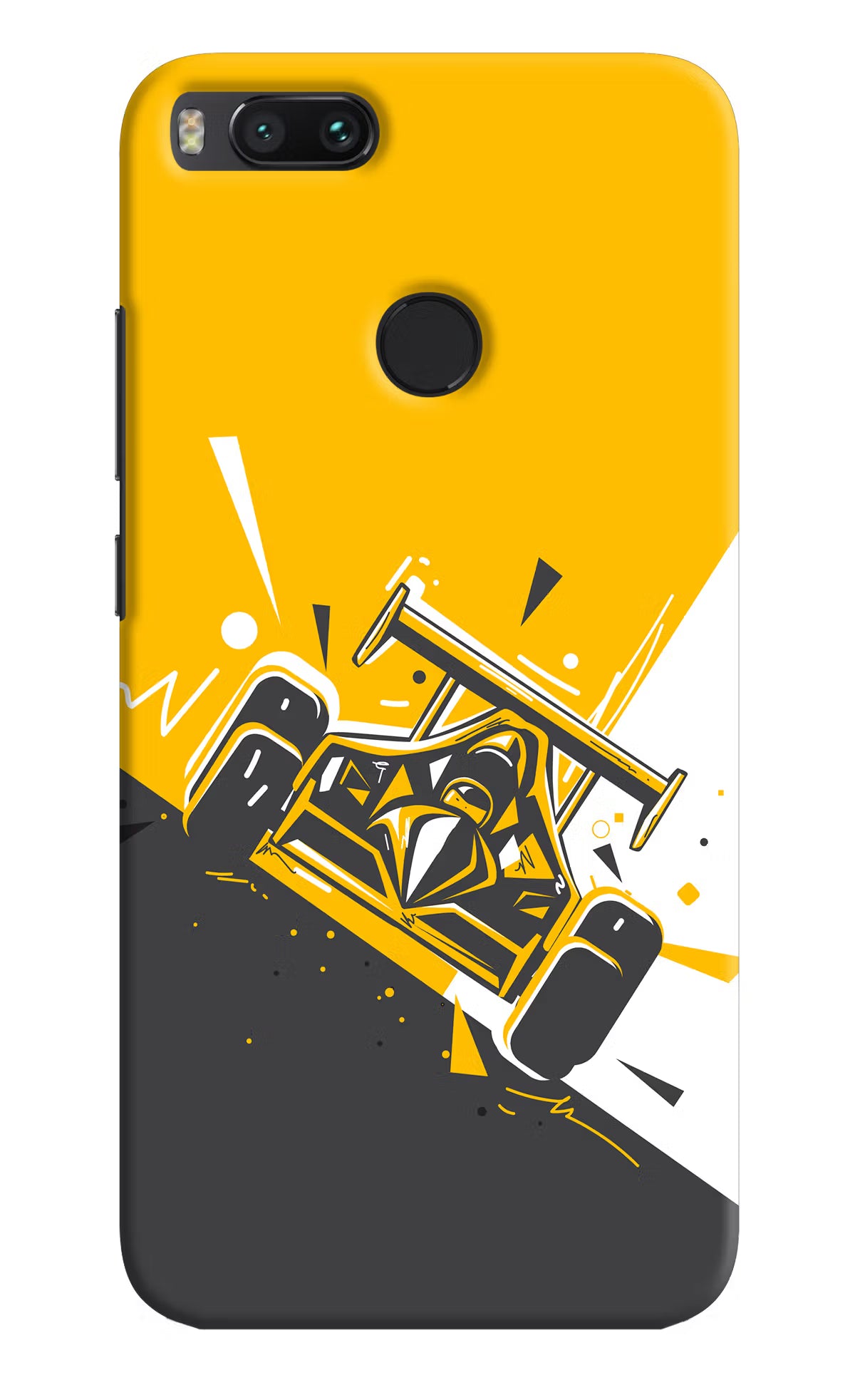 Track King Mi A1 Hard Case Back Cover by Casekaro