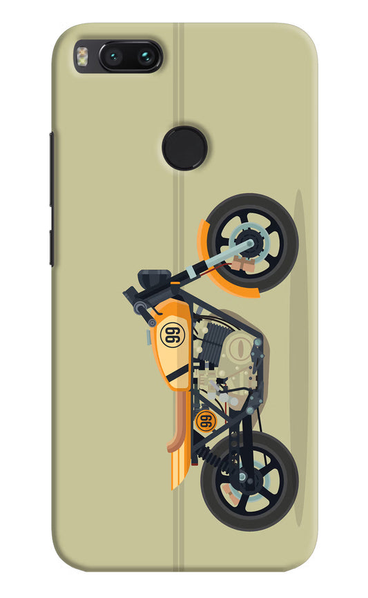 Vertical Speedster Mi A1 Hard Case Back Cover by Casekaro