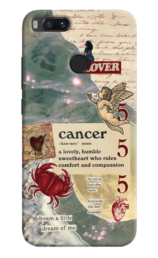 Cancer Zodiac Mi A1 Hard Case Back Cover by Casekaro