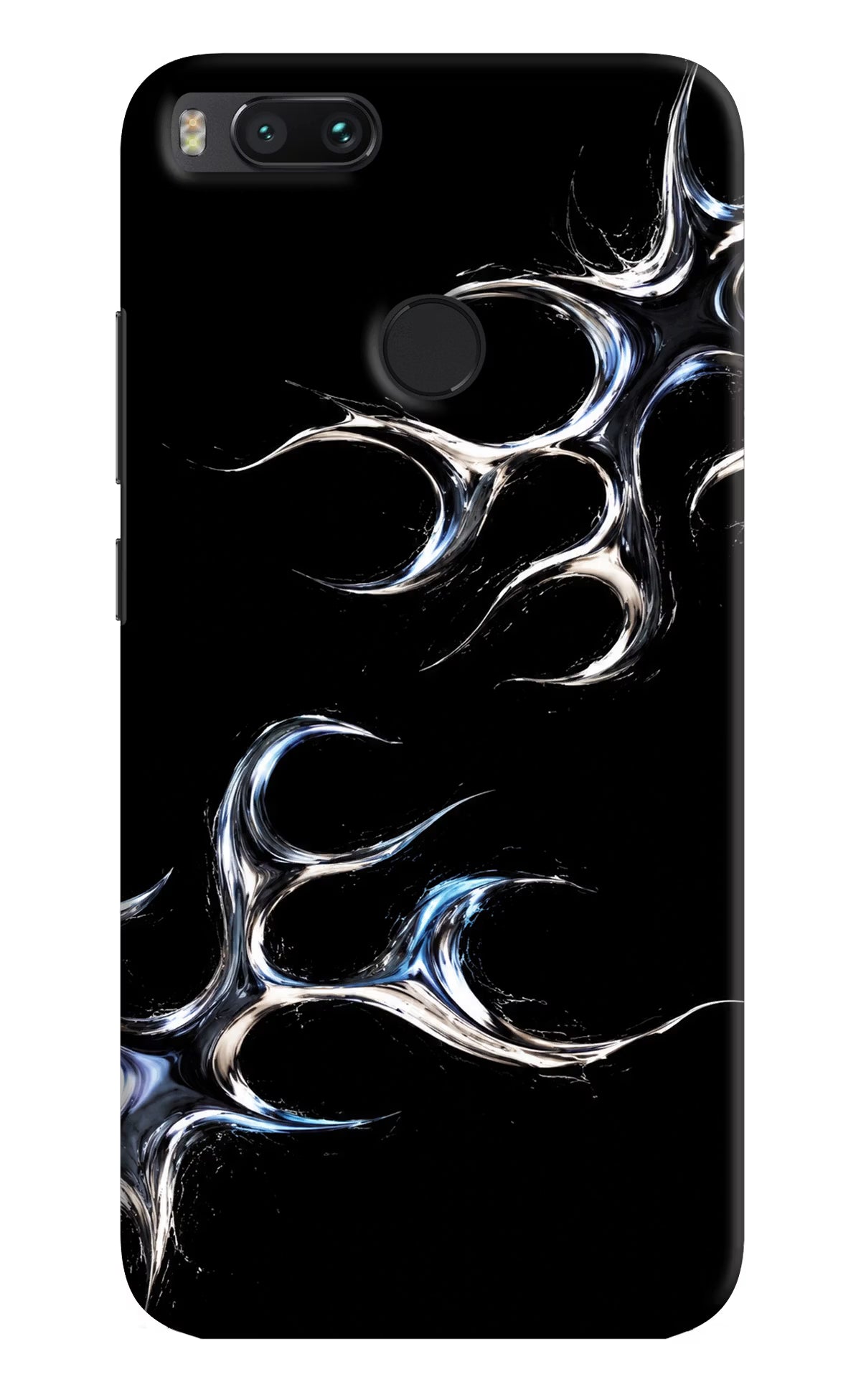 Chrome Tribal Mi A1 Hard Case Back Cover by Casekaro