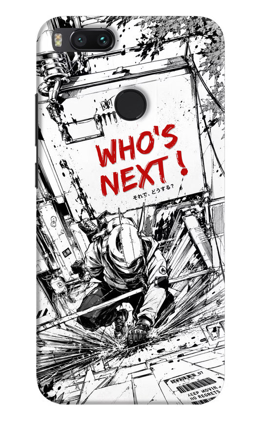 Who's Next Mi A1 Hard Case Back Cover by Casekaro