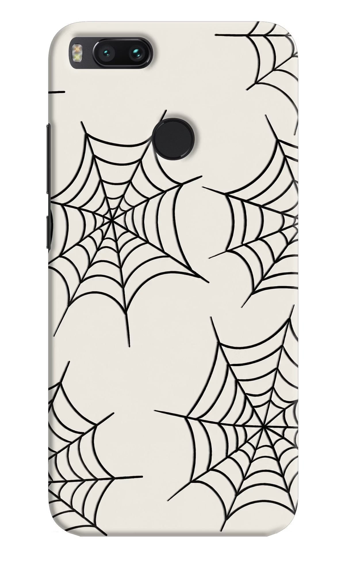 Spider Web Mi A1 Hard Case Back Cover by Casekaro