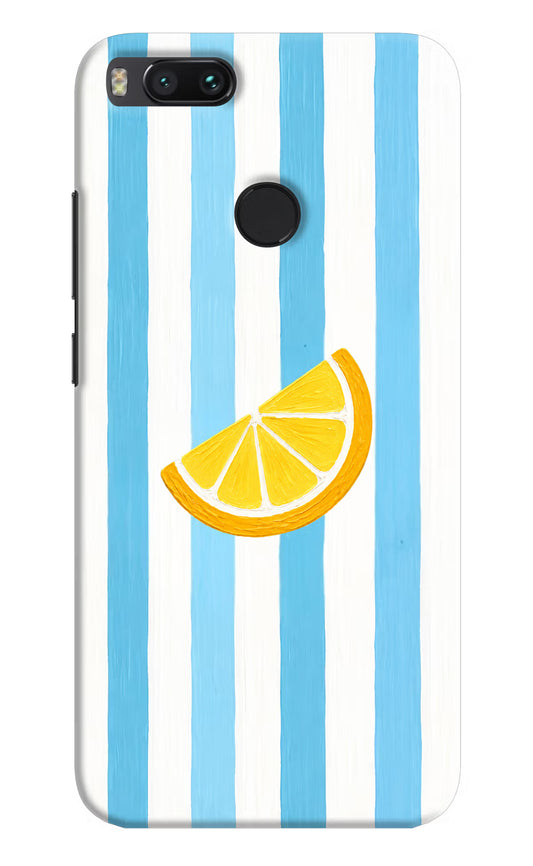 Summer Lemon Mi A1 Hard Case Back Cover by Casekaro