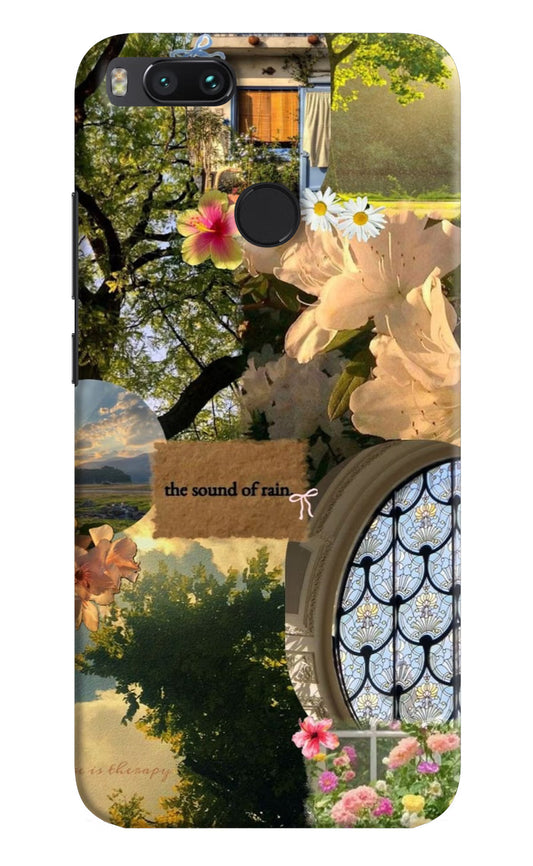 Rain Mi A1 Hard Case Back Cover by Casekaro