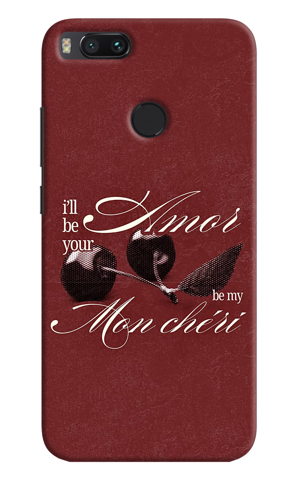 Velvet Cherry Mi A1 Back Cover