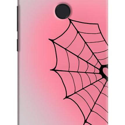 Pink Web Mi A1 Hard Case Back Cover by Casekaro