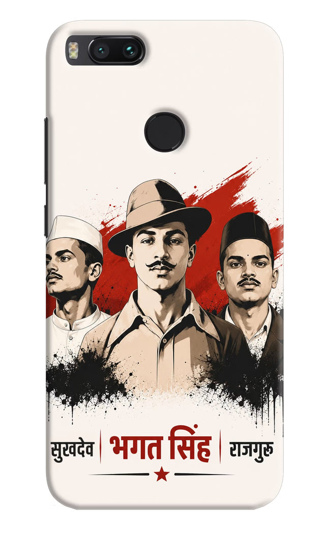 Bhagat Singh Trio Mi A1 Hard Case Back Cover by Casekaro