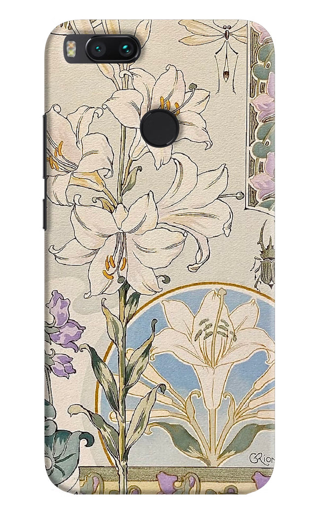 White Lily Mi A1 Back Cover