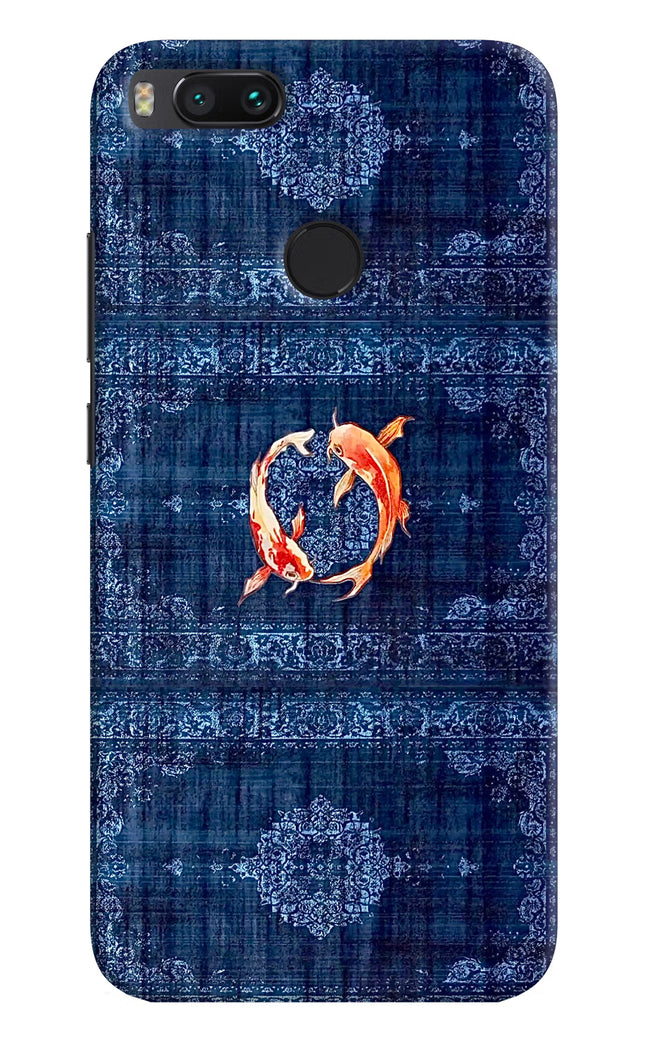 Koi Blue Mi A1 Back Cover