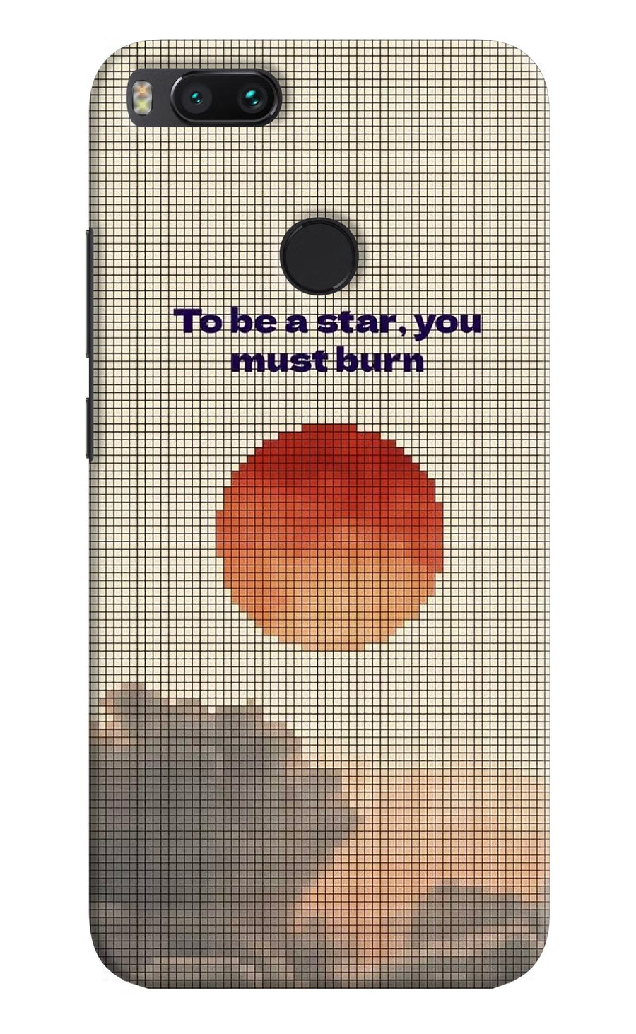 Pixel Sun Mi A1 Back Cover, Hard case