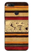 Vinyl Stripes Mi A1 Back Cover
