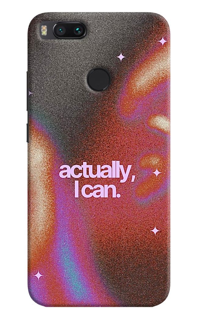 Pink Aura Mi A1 Back Cover
