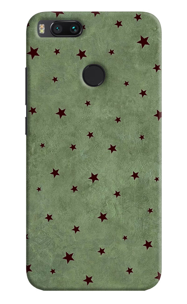 Green Stars Mi A1 Back Cover