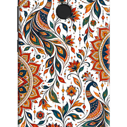 White Mayura Mi A1 Back Cover