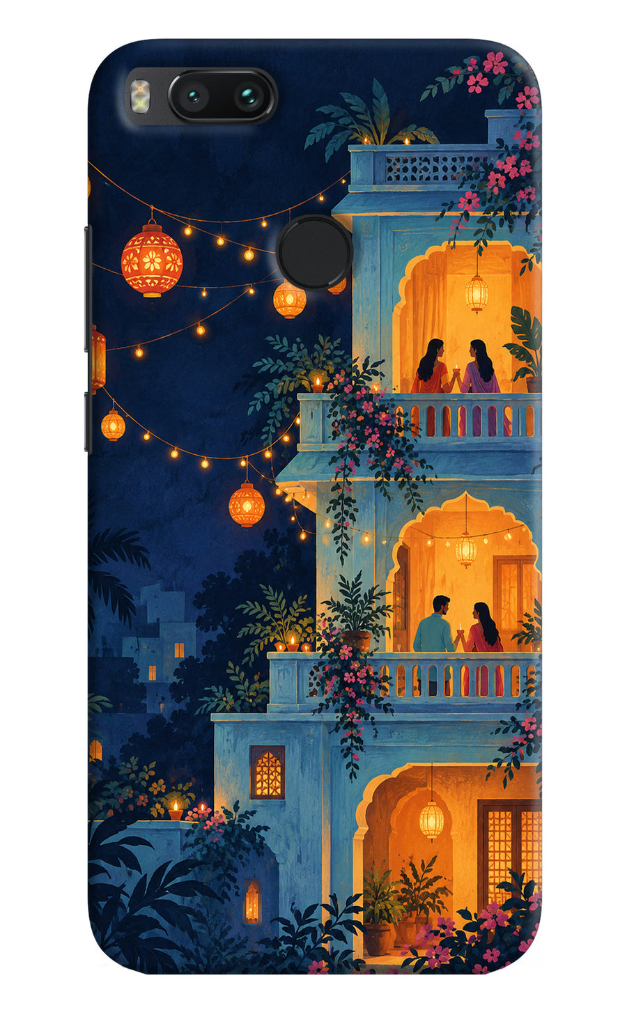 Balcony Glow Mi A1 Back Cover, Hard case
