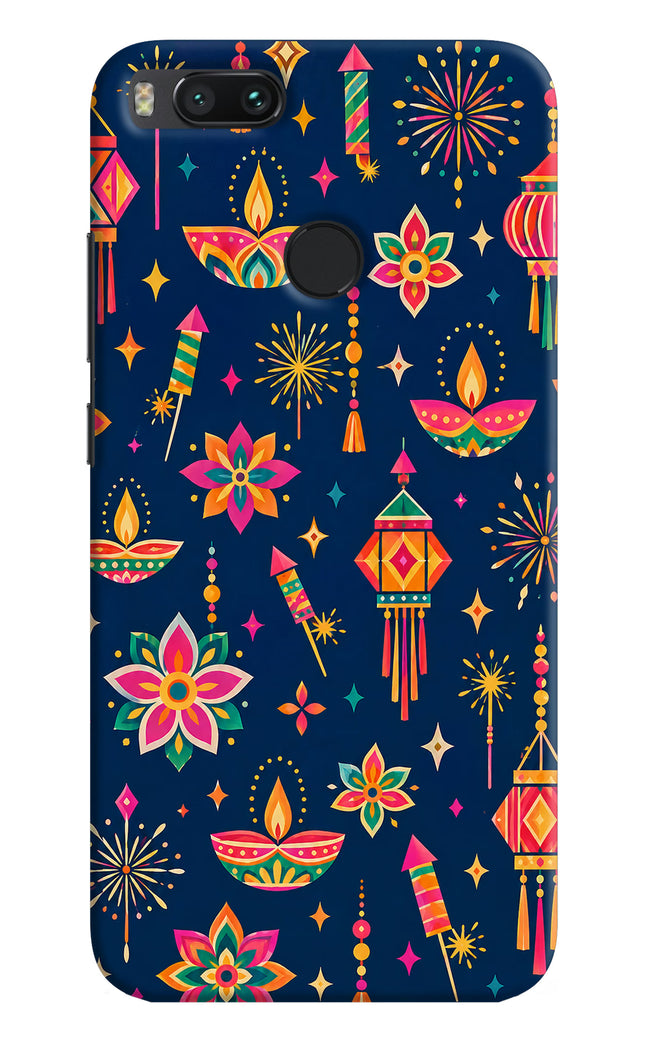 Festive Pop Mi A1 Hard Case Back Cover by Casekaro