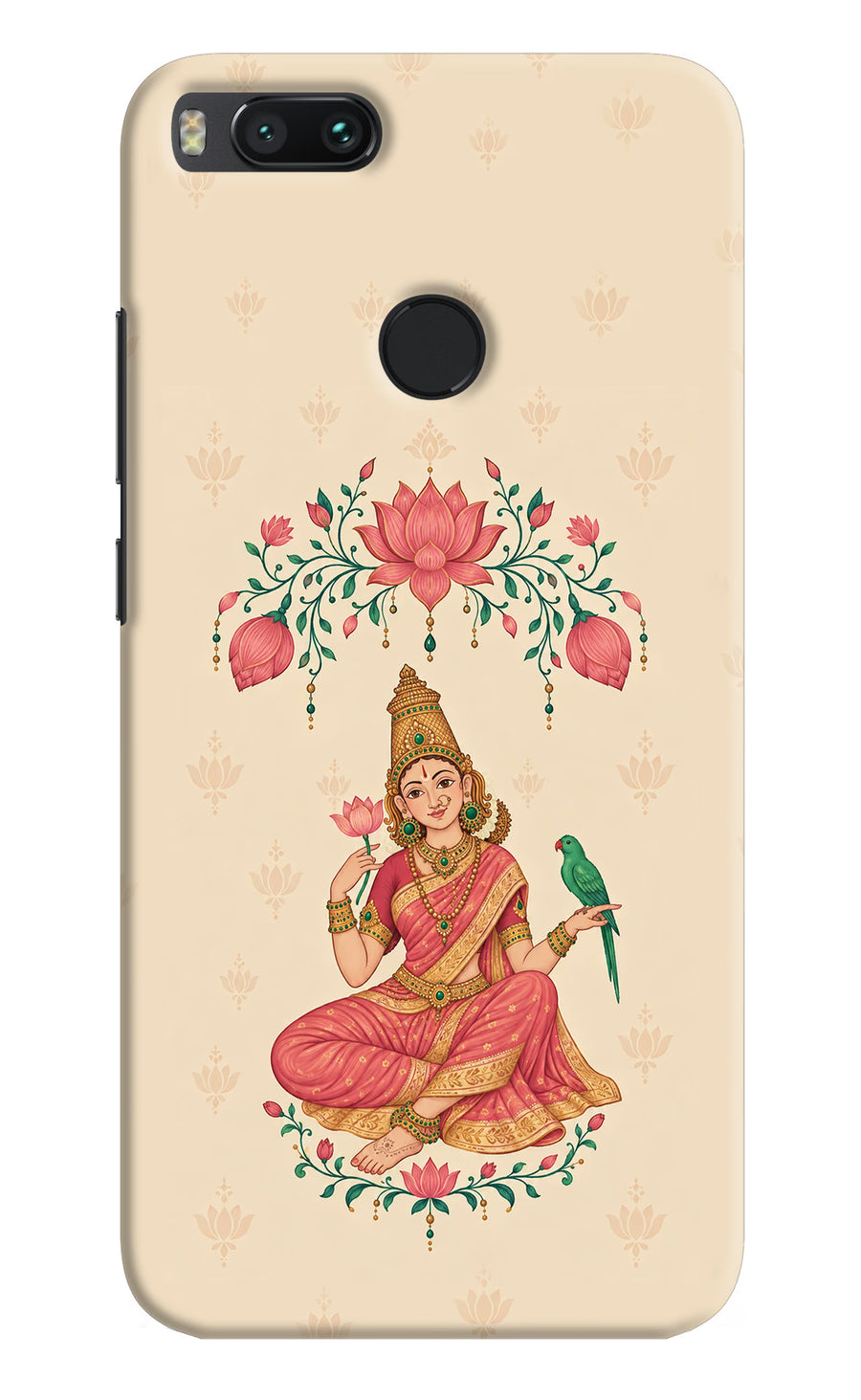Goddess Lakshmi Mi A1 Back Cover, Hard case