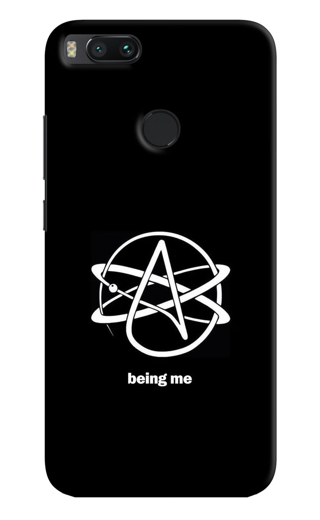 Atheist Symbol Mi A1 Hard Case Back Cover by Casekaro