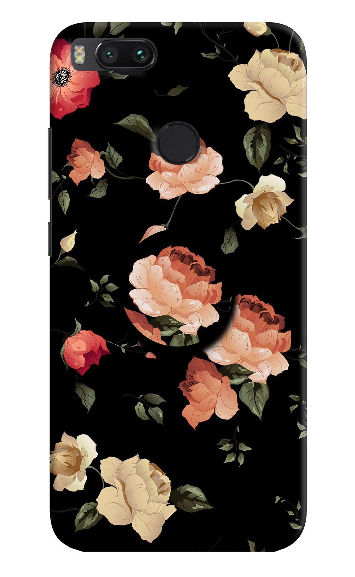 Flowers Mi A1 Pop Case by Casekaro
