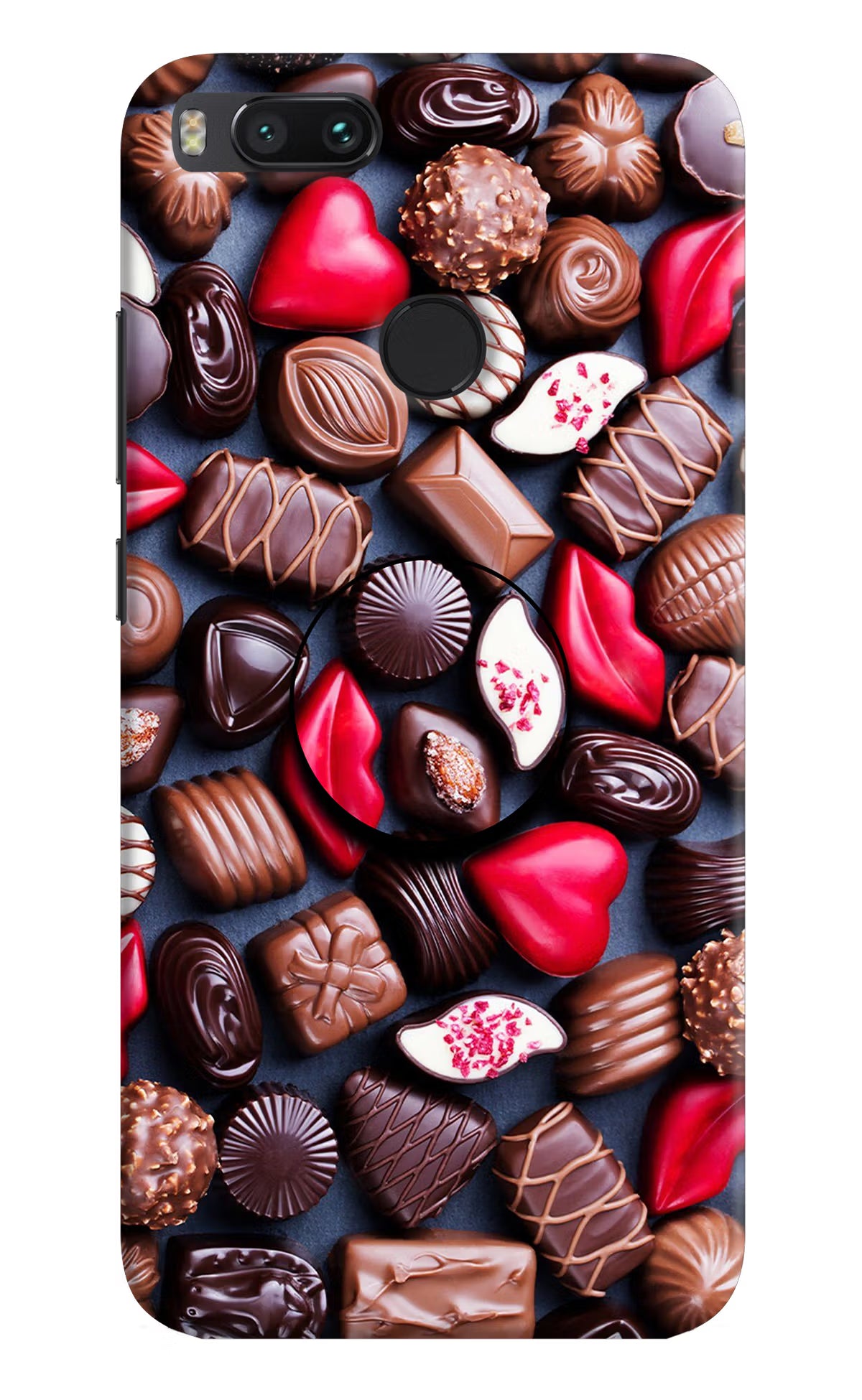 Chocolates Mi A1 Pop Case by Casekaro
