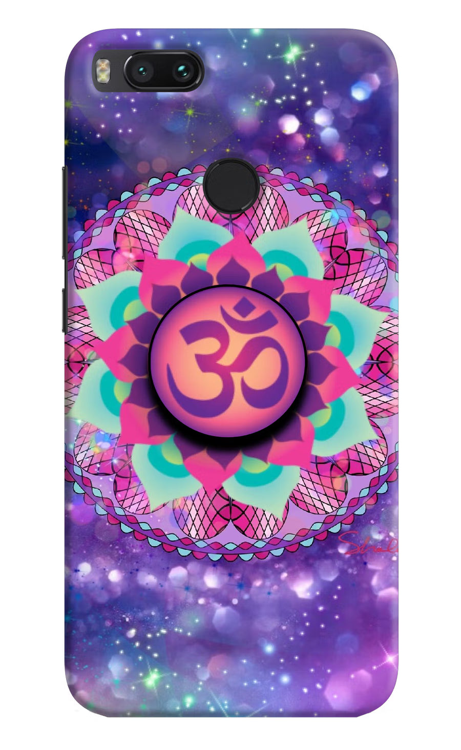 Om Purple Mi A1 Pop Case, Hard case