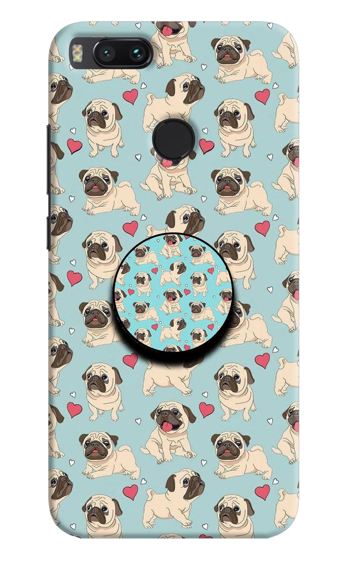 Pug Dog Mi A1 Pop Case by Casekaro