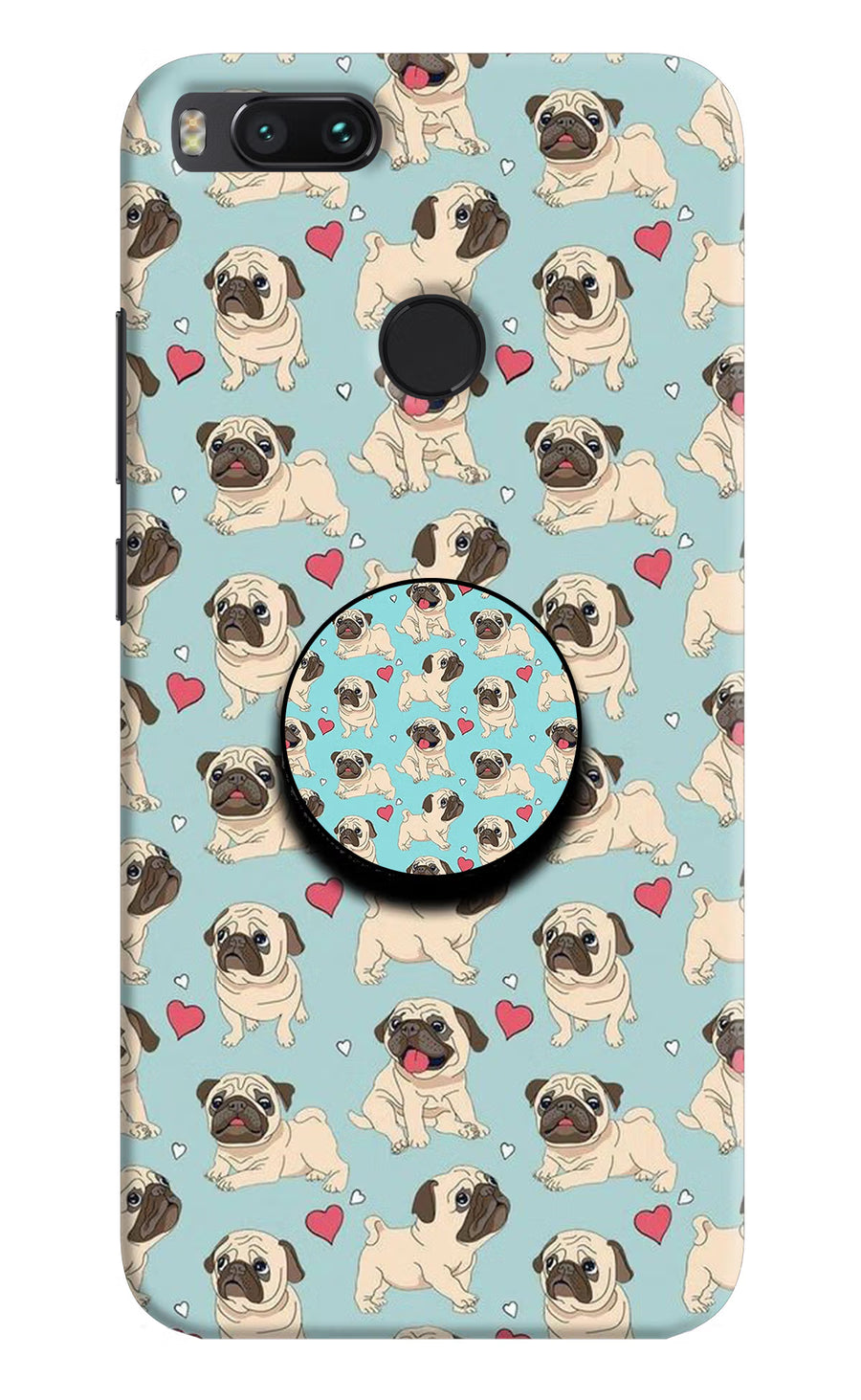 Pug Dog Mi A1 Pop Case, Hard case