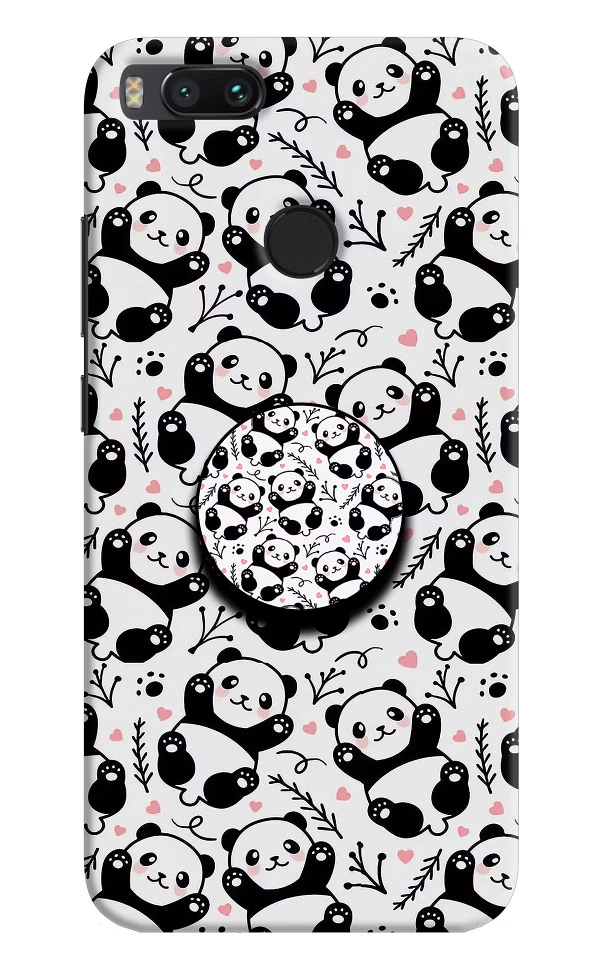 Cute Panda Mi A1 Pop Case by Casekaro