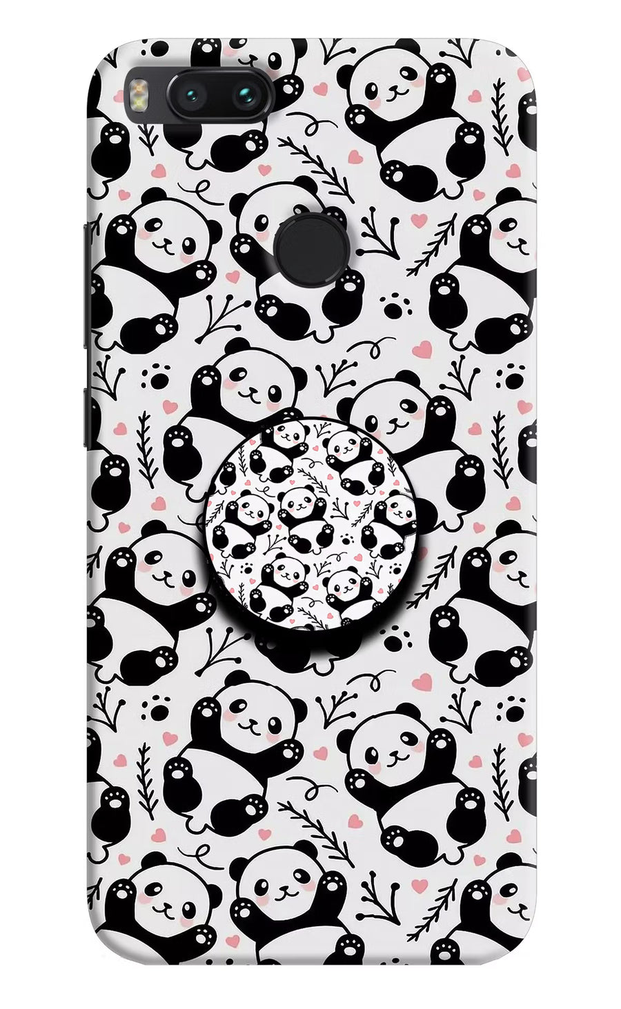 Cute Panda Mi A1 Pop Case, Hard case