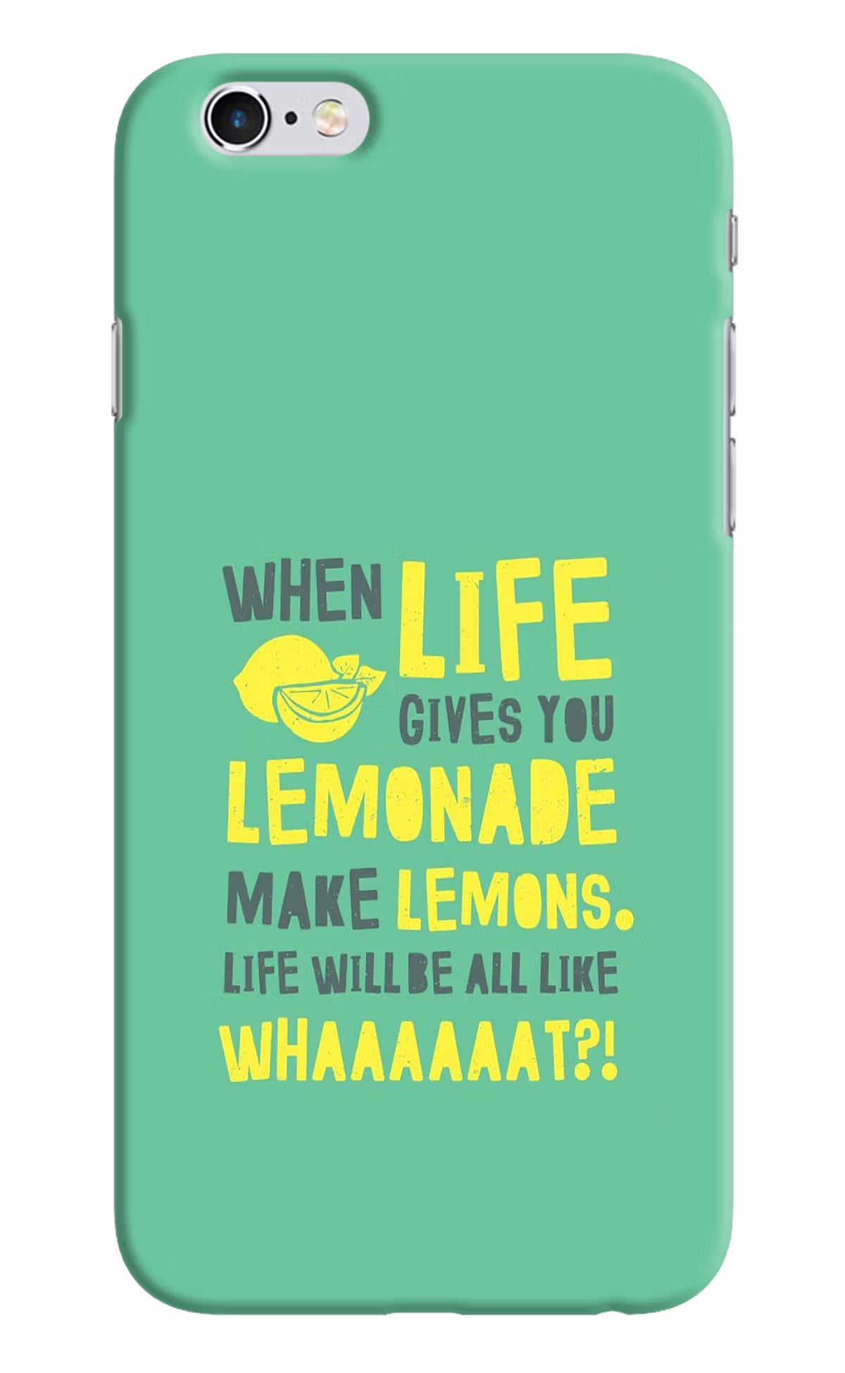 Quote iPhone 6/6s Hard Case Back Cover by Casekaro