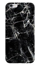 Black Marble Texture iPhone 6/6s Hard Case Back Cover by Casekaro