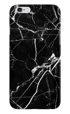 Black Marble Pattern iPhone 6/6s Hard Case Back Cover by Casekaro