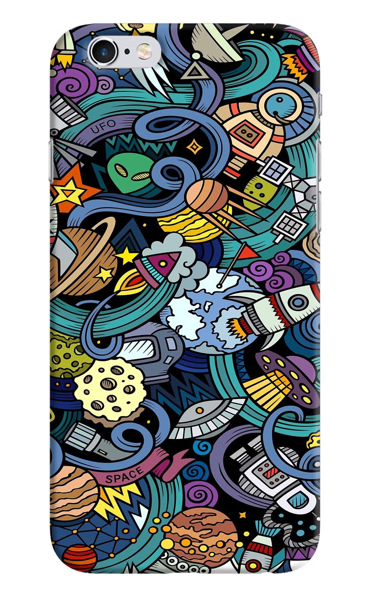Space Abstract iPhone 6/6s Hard Case Back Cover by Casekaro