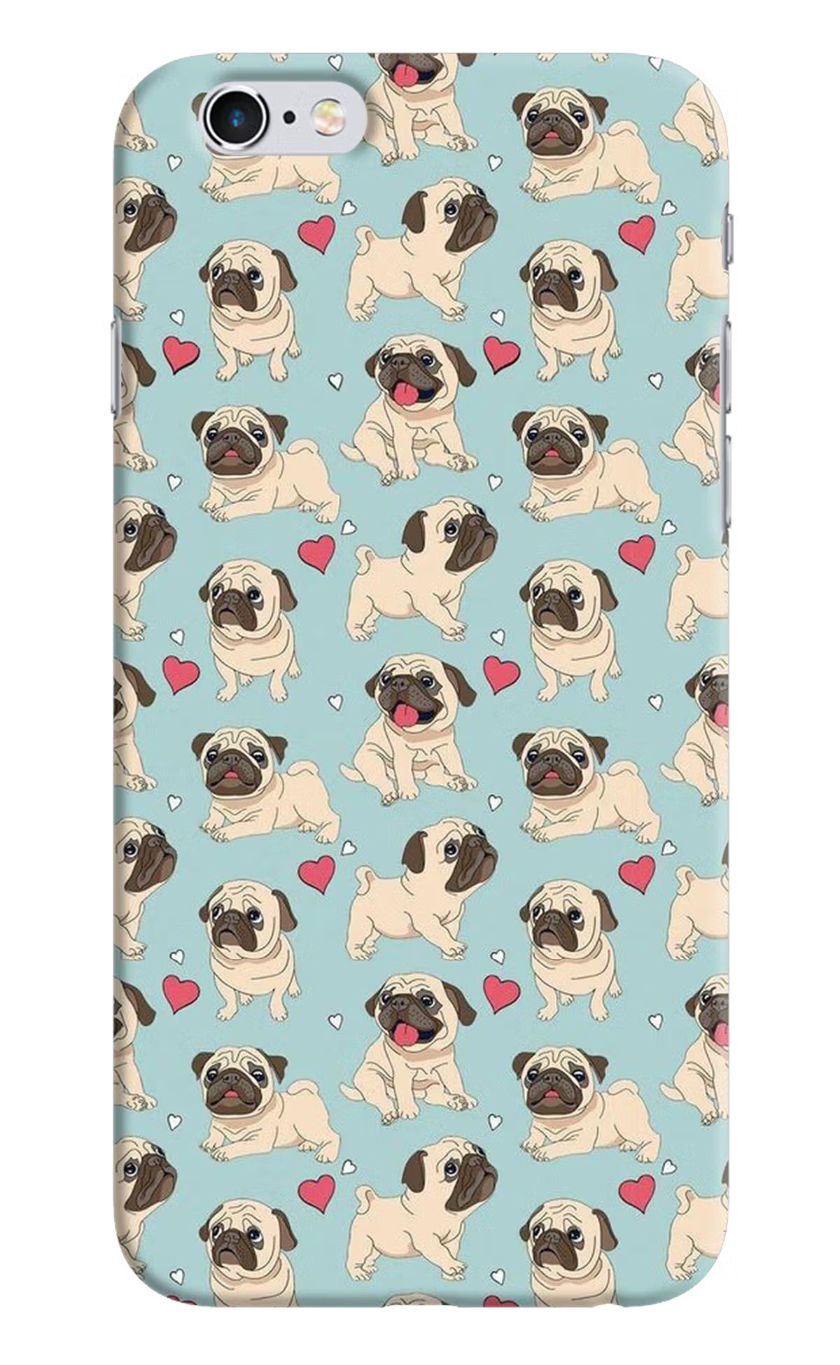 Pug Dog iPhone 6/6s Hard Case Back Cover by Casekaro