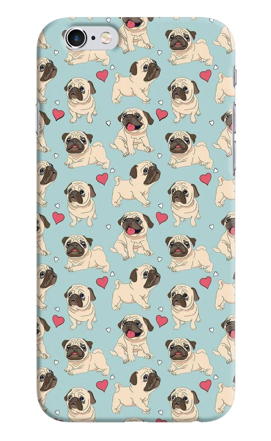 Pug Dog iPhone 6/6s Back Cover, Hard case