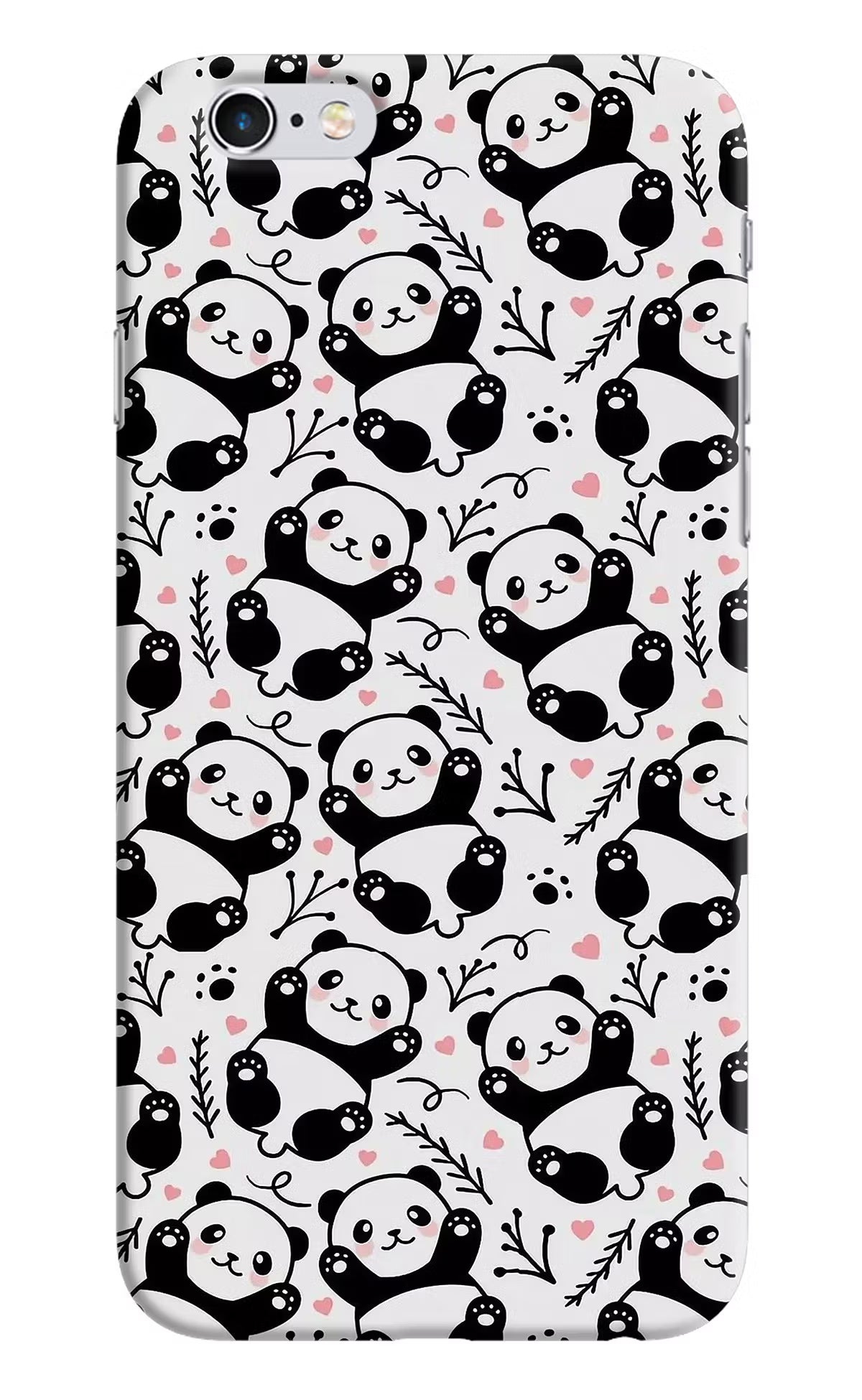 Cute Panda iPhone 6/6s Hard Case Back Cover by Casekaro
