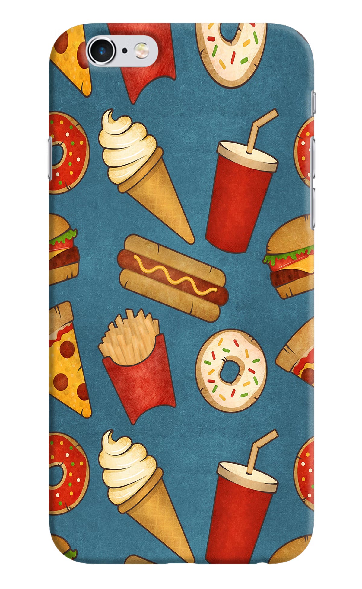 Foodie iPhone 6/6s Hard Case Back Cover by Casekaro