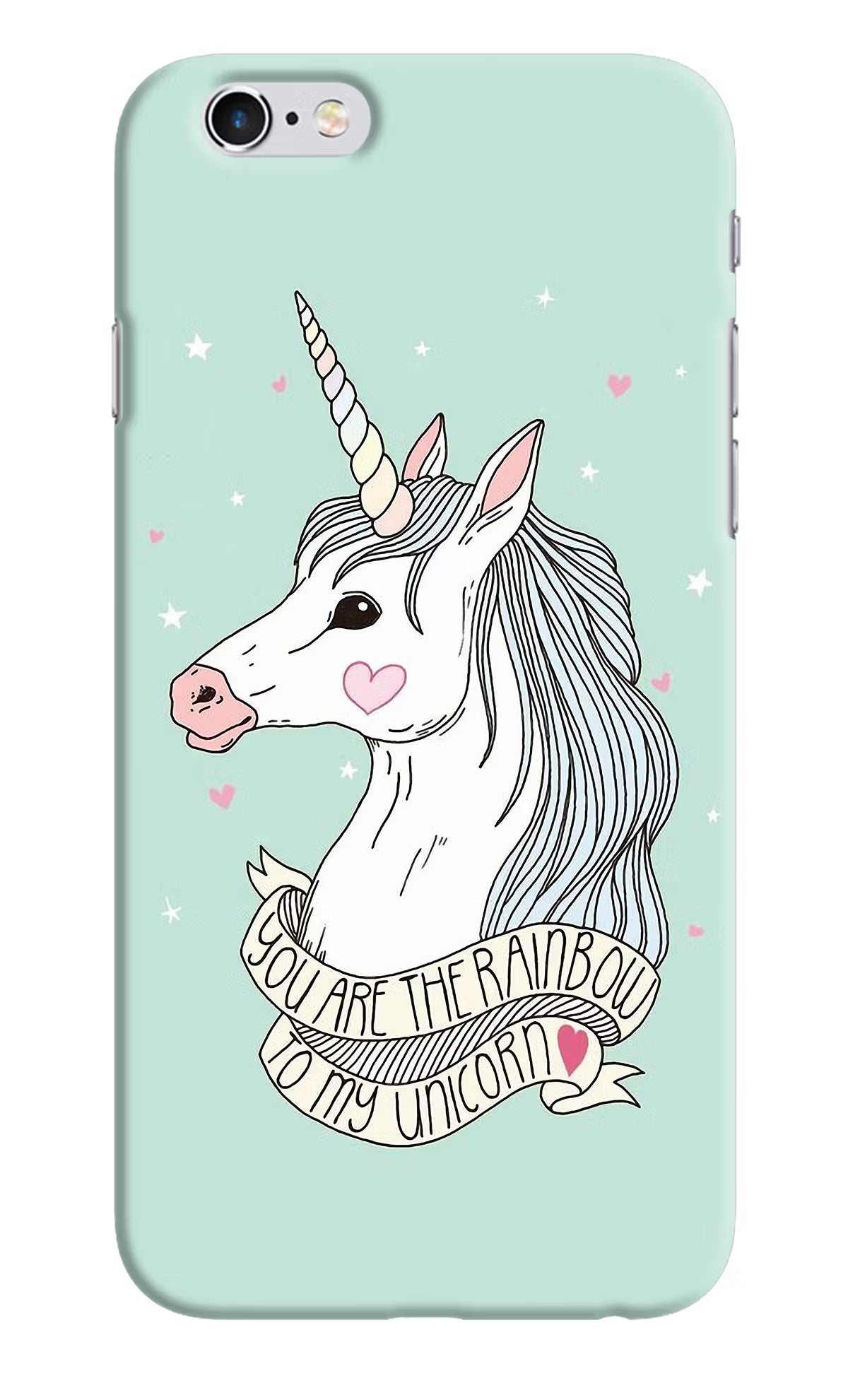 Unicorn Wallpaper iPhone 6/6s Hard Case Back Cover by Casekaro