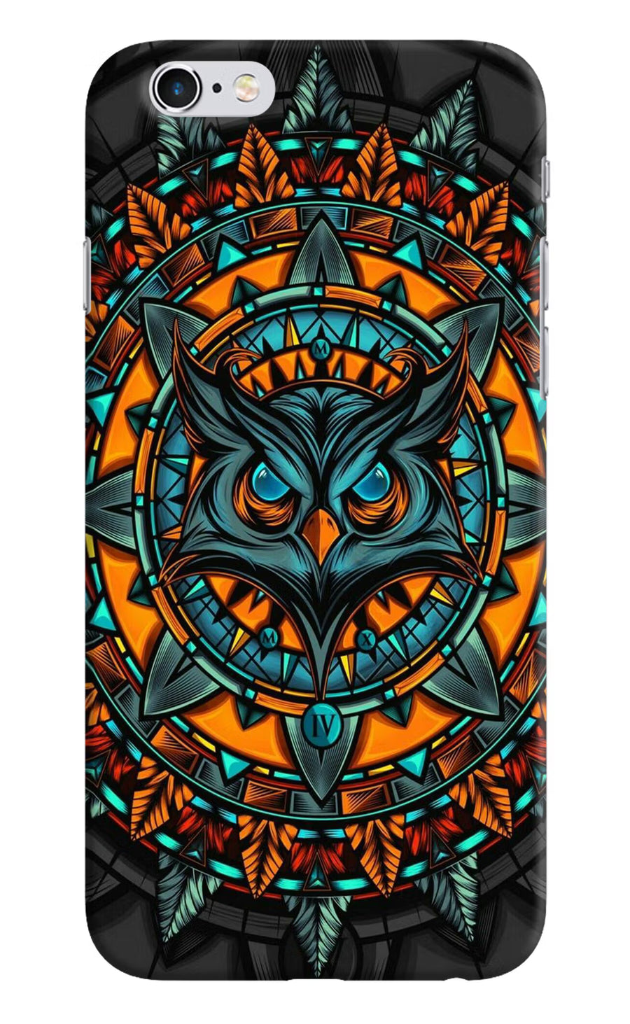 Angry Owl Art iPhone 6/6s Back Cover, Hard case