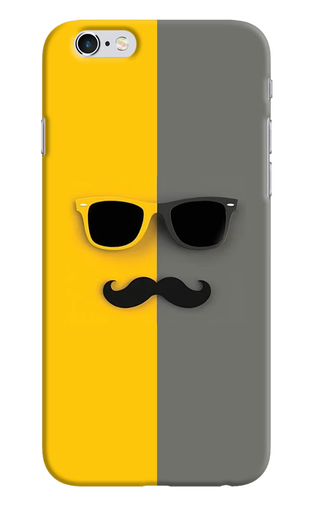 Sunglasses with Mustache iPhone 6/6s Hard Case Back Cover by Casekaro