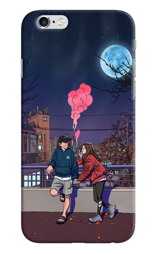 Chilling Couple iPhone 6/6s Hard Case Back Cover by Casekaro